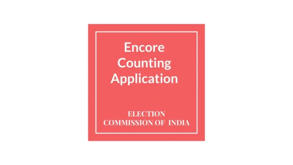 Encore Counting Application