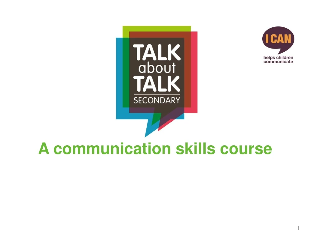 a communication skills course