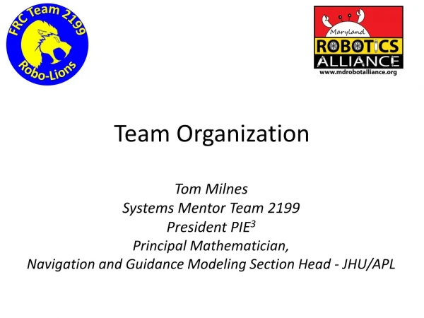 Team Organization