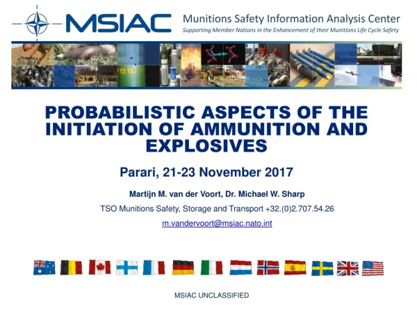 Munitions Safety Information Analysis Center