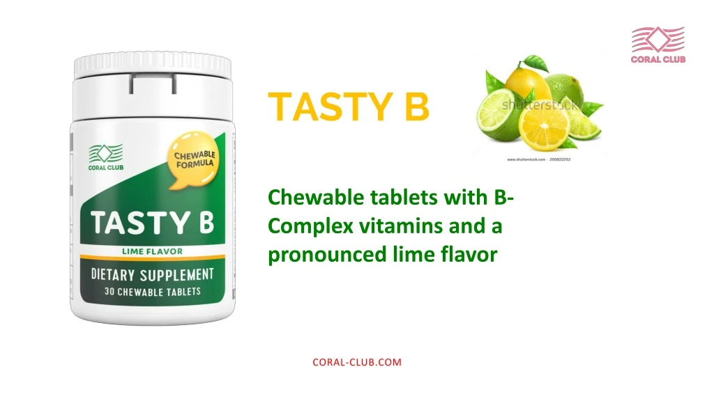 tasty b chewable tablets with b complex vitamins