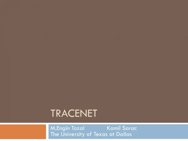 TraceNET