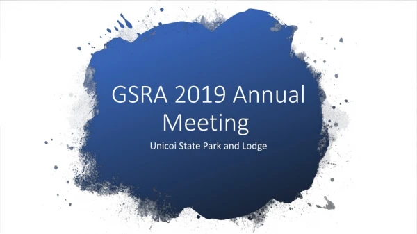 GSRA 2019 Annual Meeting
