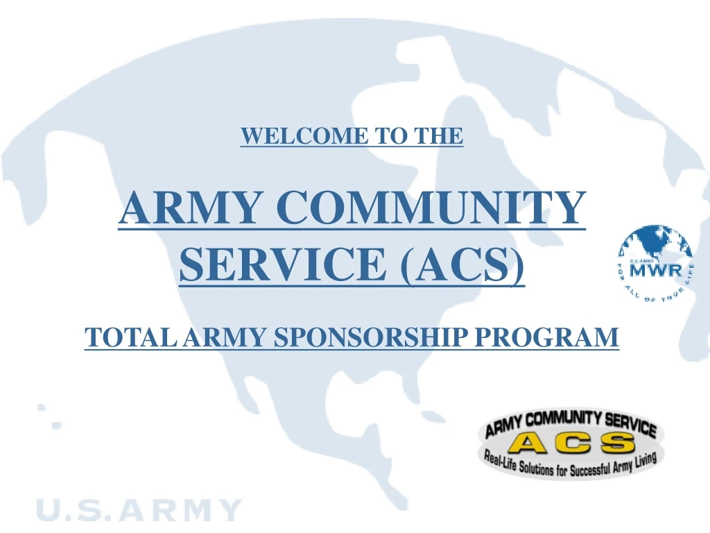 welcome to the army community service acs total