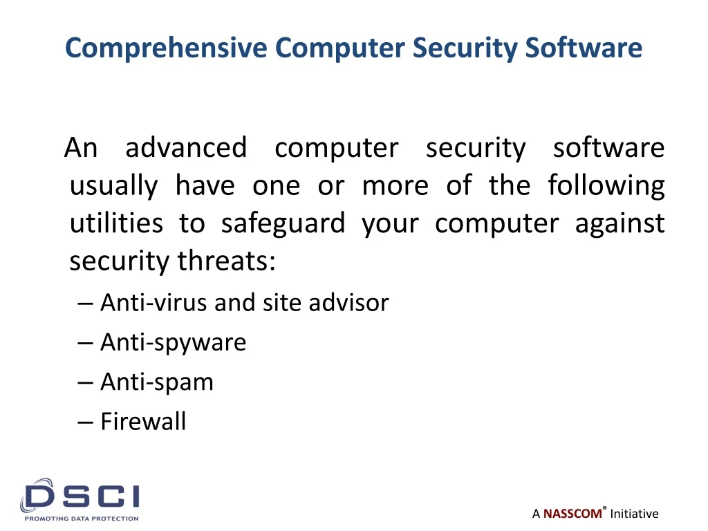 comprehensive computer security software