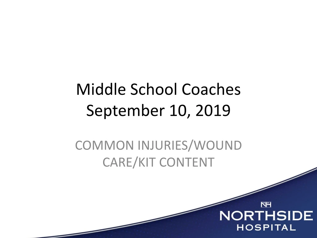 middle school coaches september 10 2019