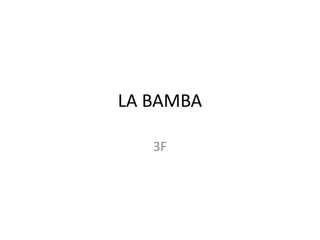 la bamba