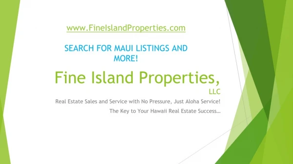 Fine Island Properties, LLC