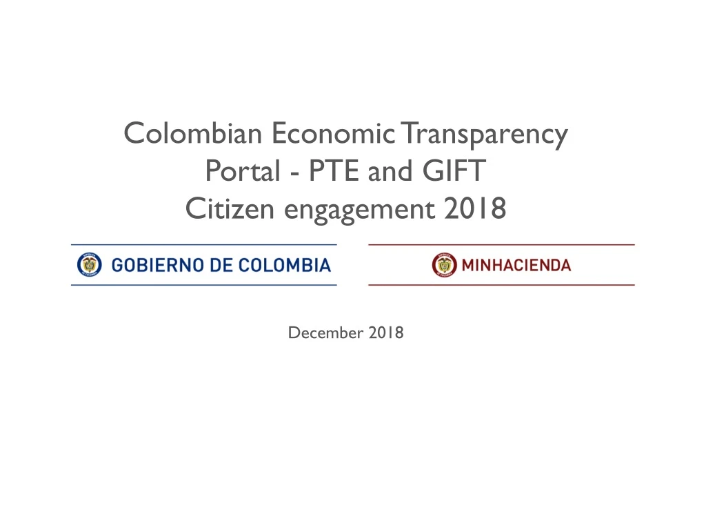 colombian economic transparency portal