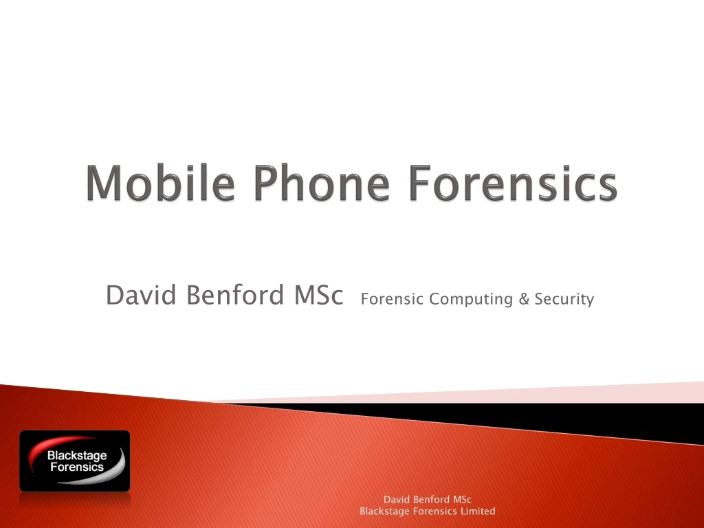 mobile phone forensics