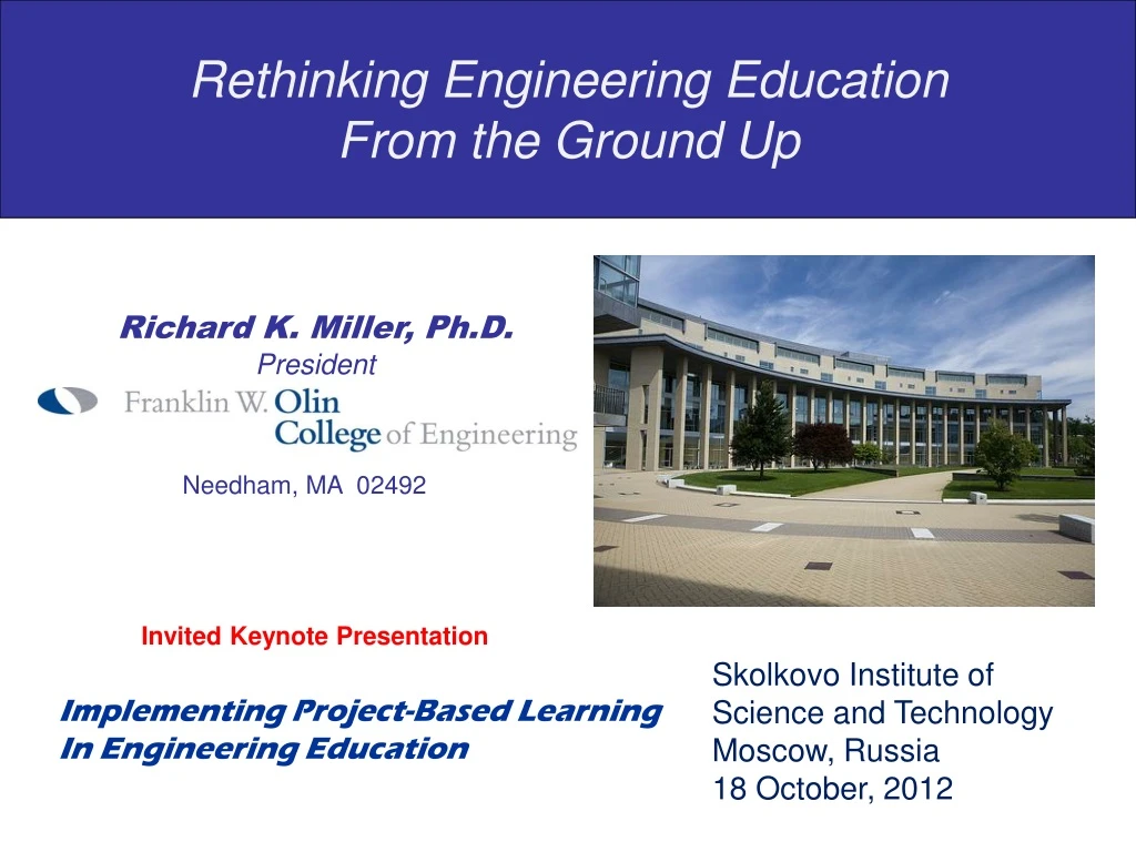 rethinking engineering education from the ground