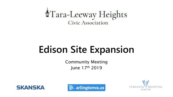 Edison Site Expansion
