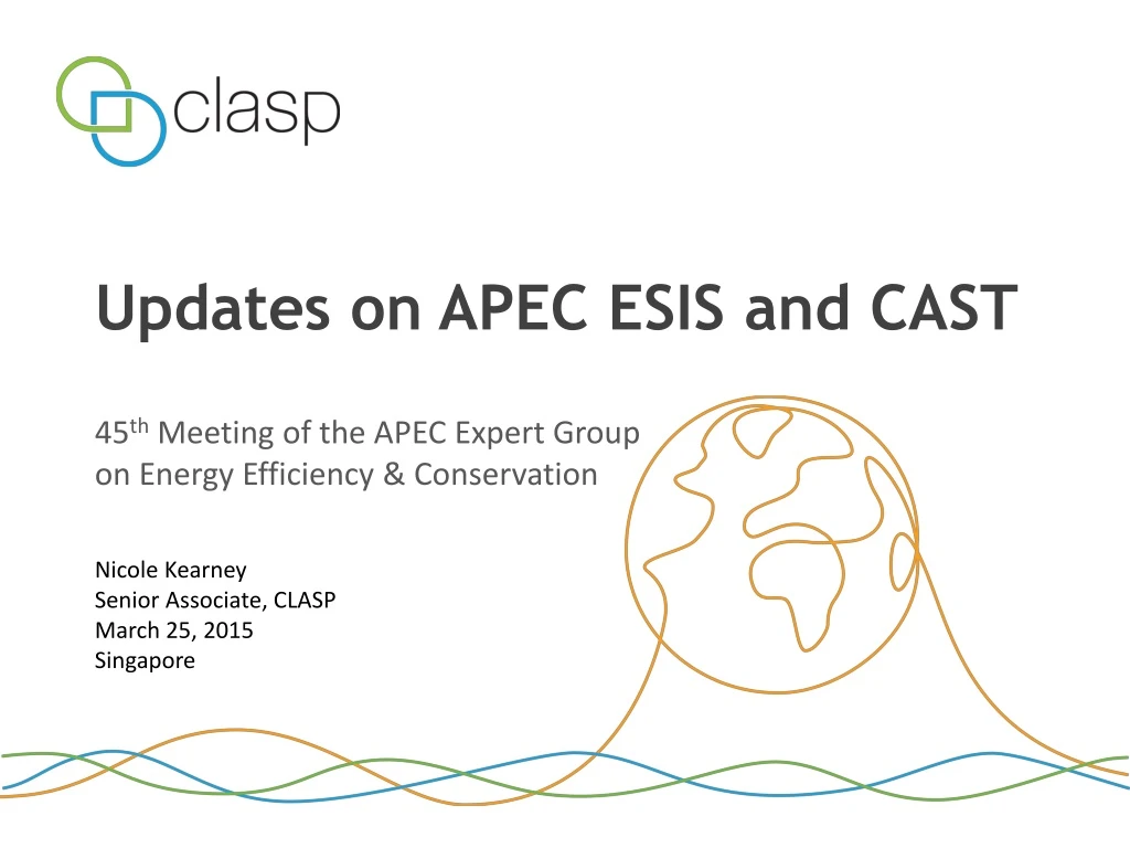updates on apec esis and cast