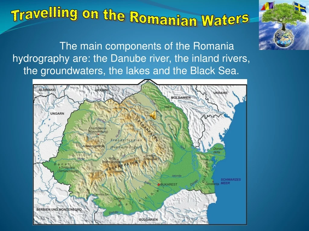 travelling on the romanian waters