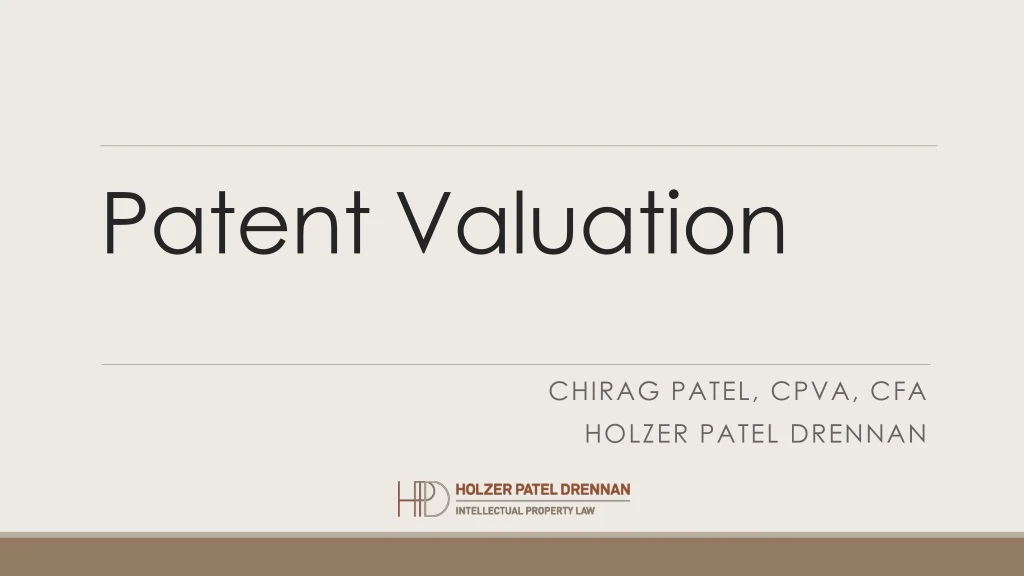 patent valuation
