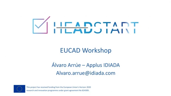 EUCAD Workshop