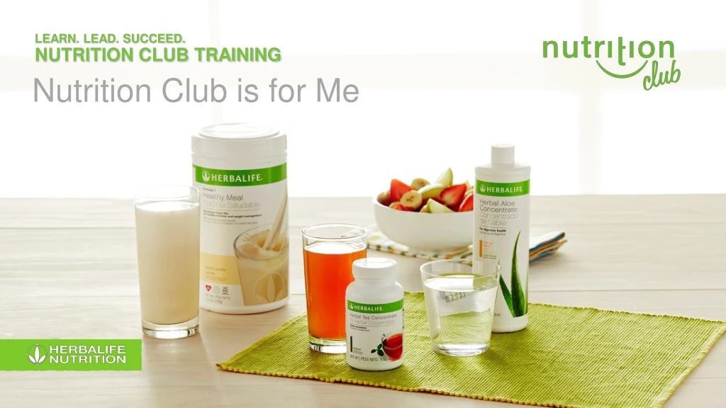 learn lead succeed nutrition club training