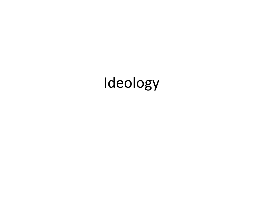 ideology