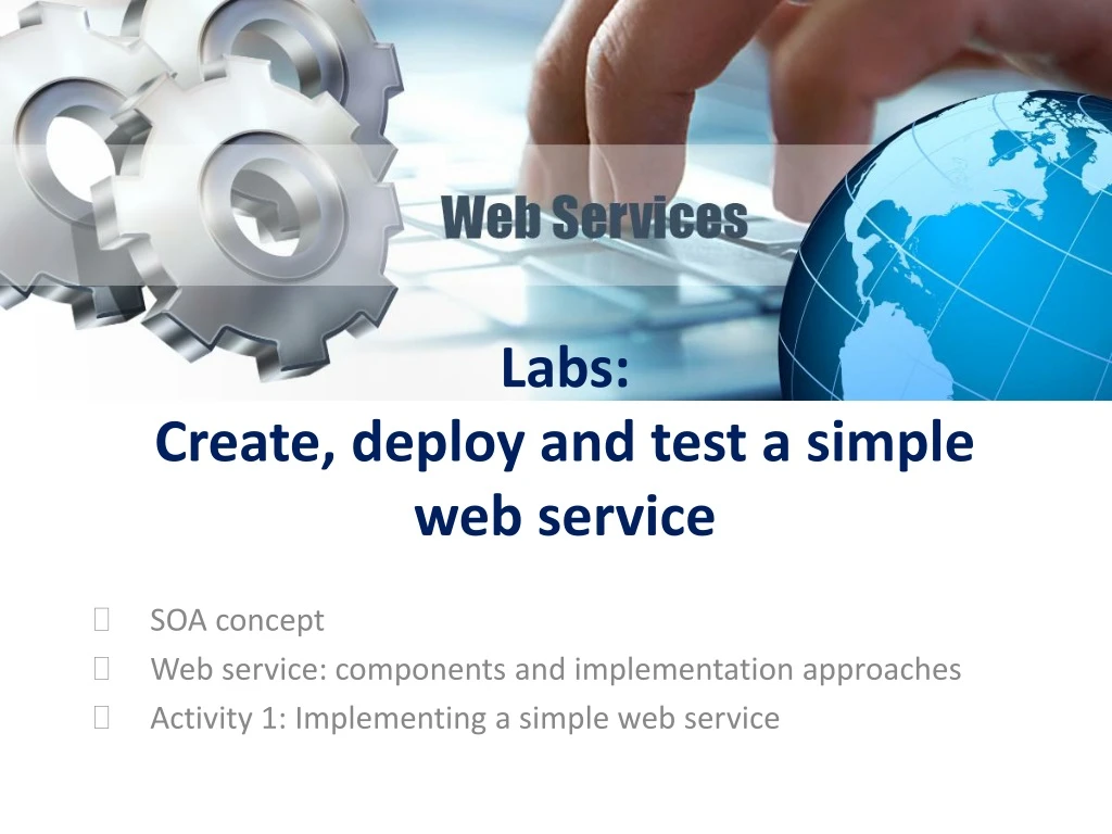 labs create deploy and test a simple web service
