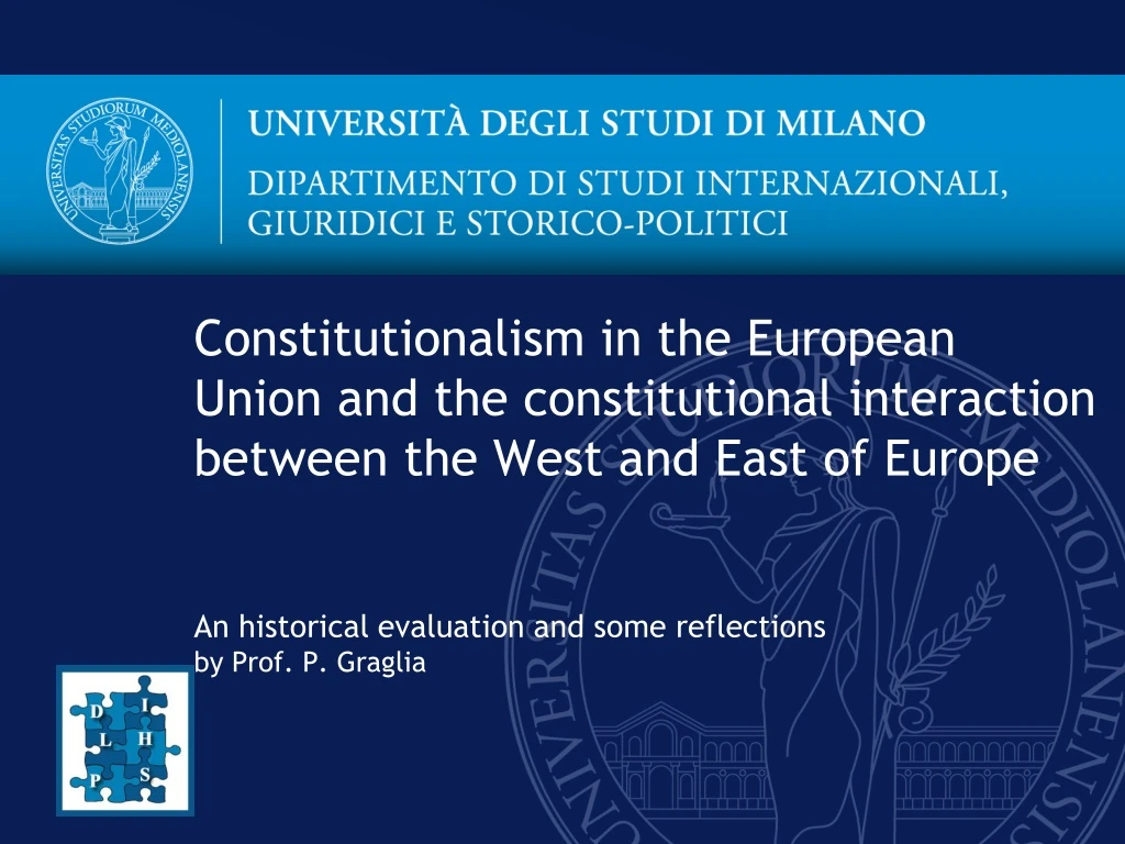 c onstitutionalism in the european union