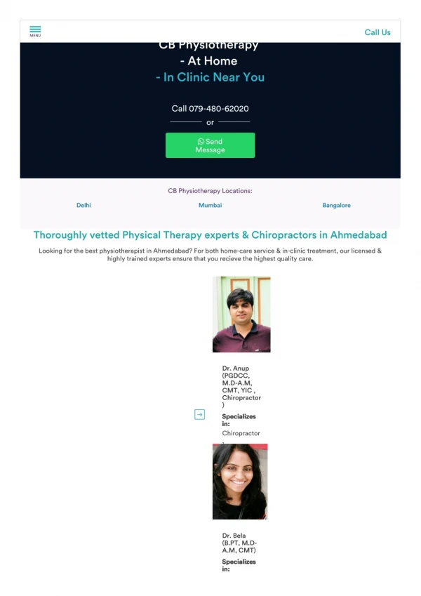 Best Chiropractor in Ahmedabad