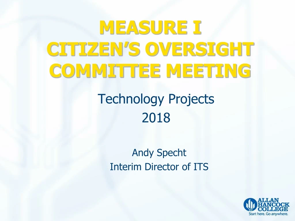 measure i citizen s oversight committee meeting