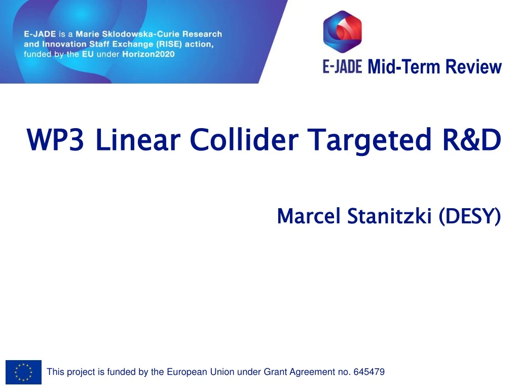 wp3 linear collider targeted r d