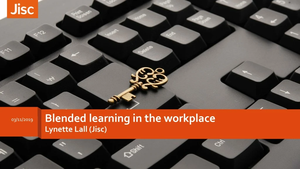 b lended learning in the workplace lynette lall j isc