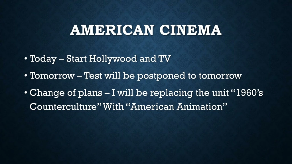 american cinema