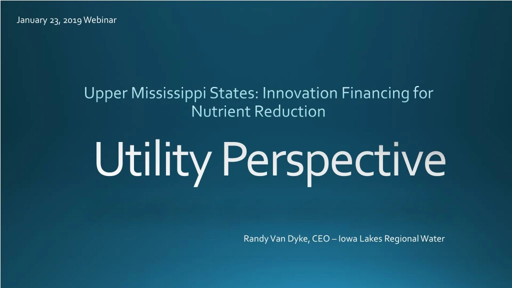 upper mississippi states innovation financing for nutrient reduction