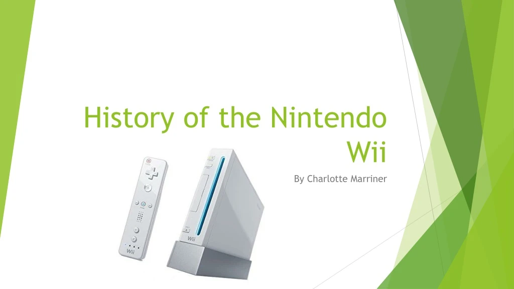 history of the nintendo wii