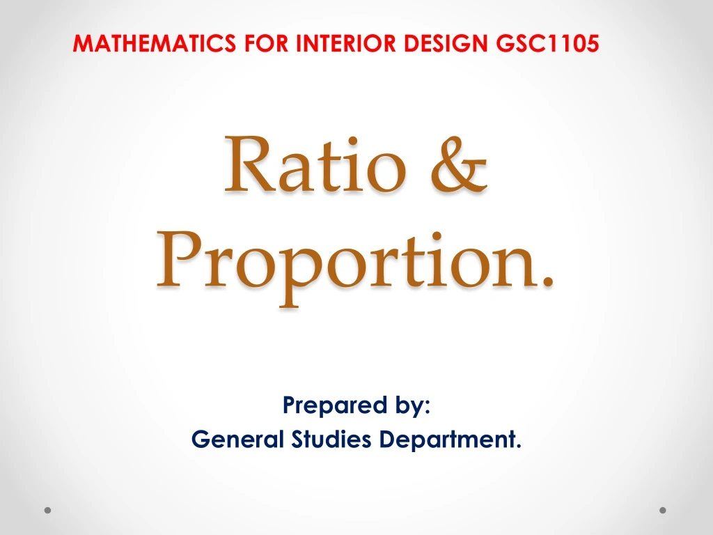 ratio proportion