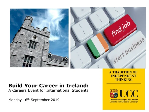 Build Your Career in Ireland: A Careers Event for International Students