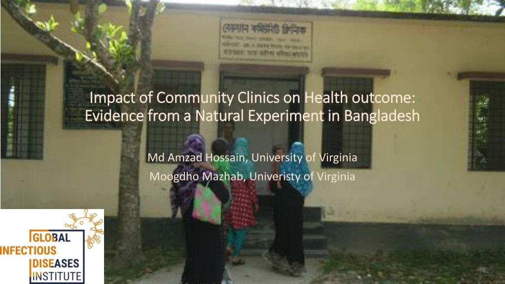 impact of community clinics on health outcome evidence from a natural experiment in bangladesh