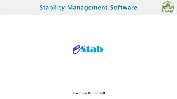 Stability Management Software