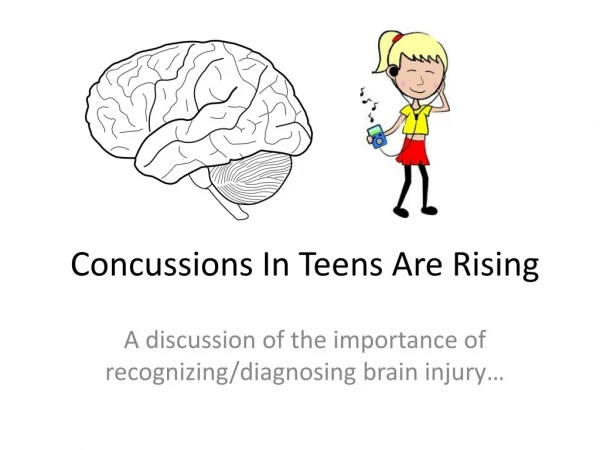 Concussions In Teens Are Rising