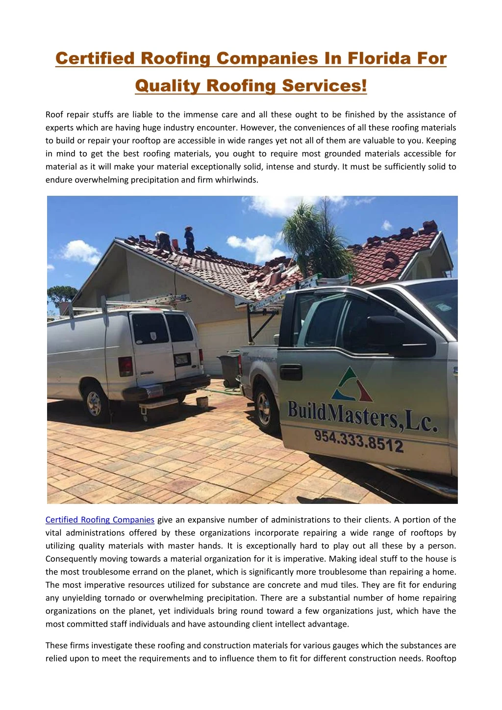 certified roofing companies in florida