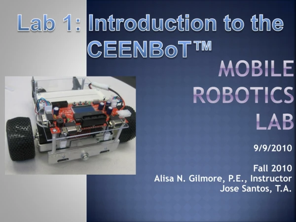 Mobile Robotics Lab