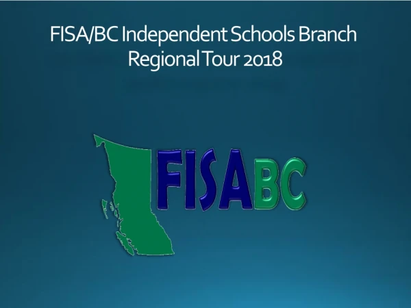 FISA/BC Independent Schools Branch Regional Tour 2018