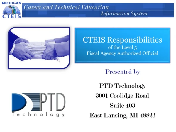 CTEIS Responsibilities of the Level 5 Fiscal Agency Authorized Official