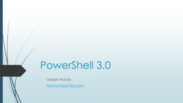PowerShell 3.0