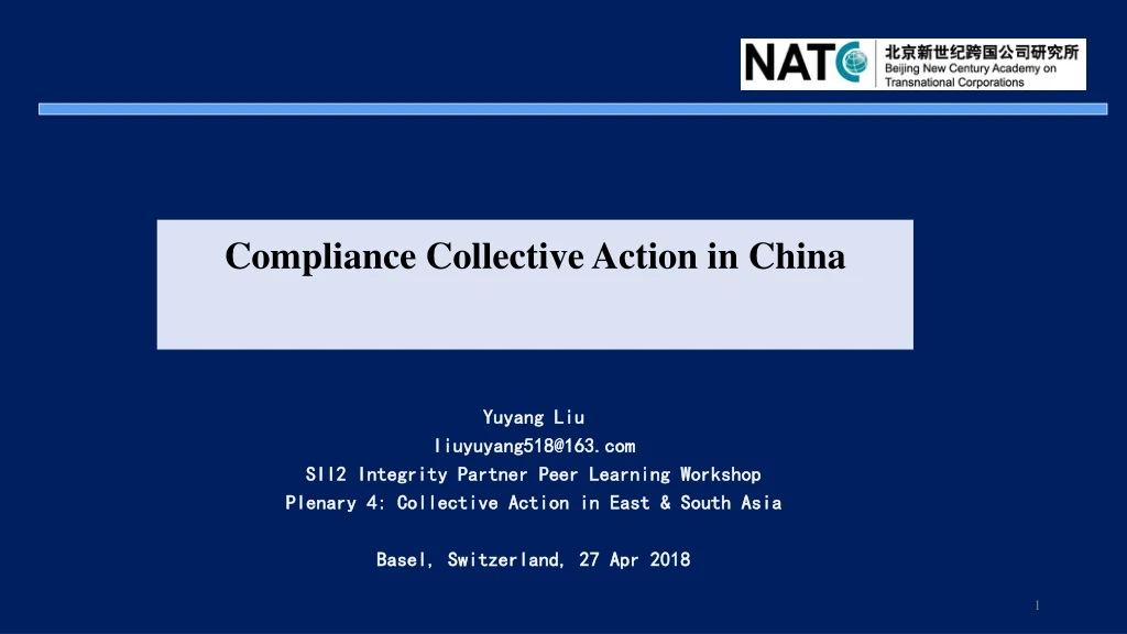 compliance collective action in china