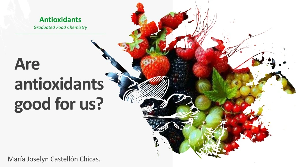 are antioxidants good for us