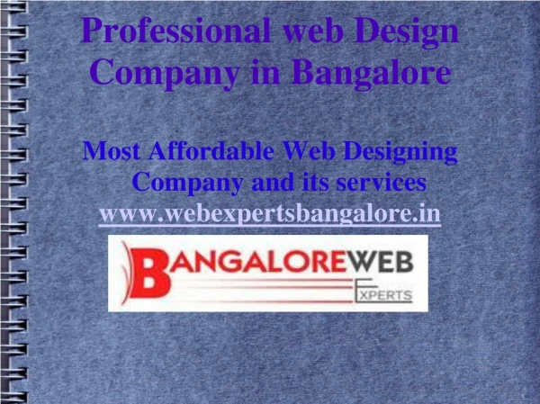 Professional web Design Company in Bangalore