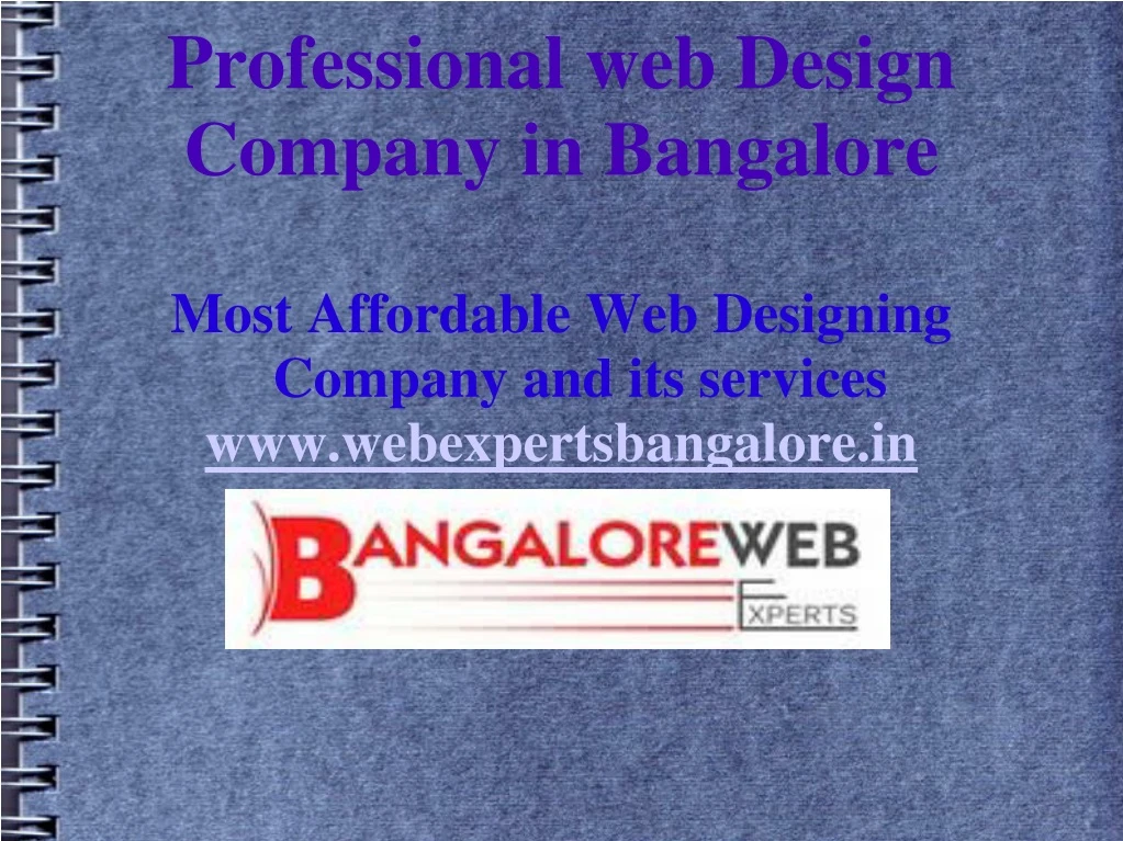 most affordable web designing company and its services www webexpertsbangalore in