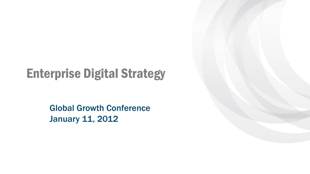 enterprise digital strategy