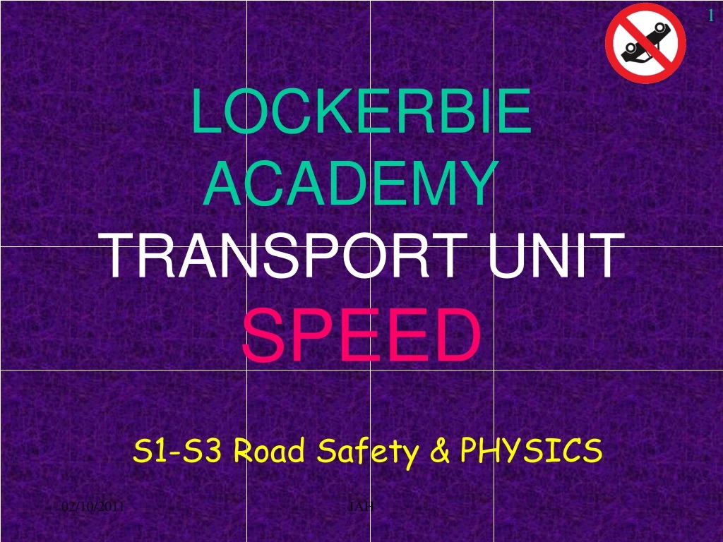 lockerbie academy transport unit speed