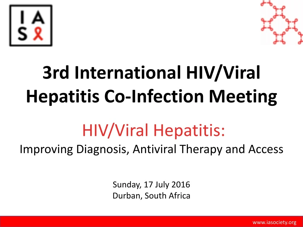 3rd international hiv viral hepatitis