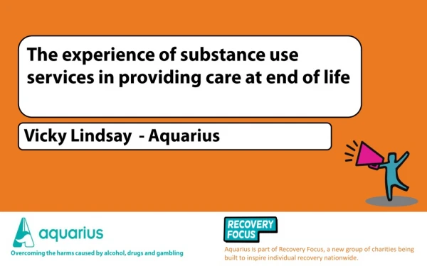 The experience of substance use services in providing care at end of life