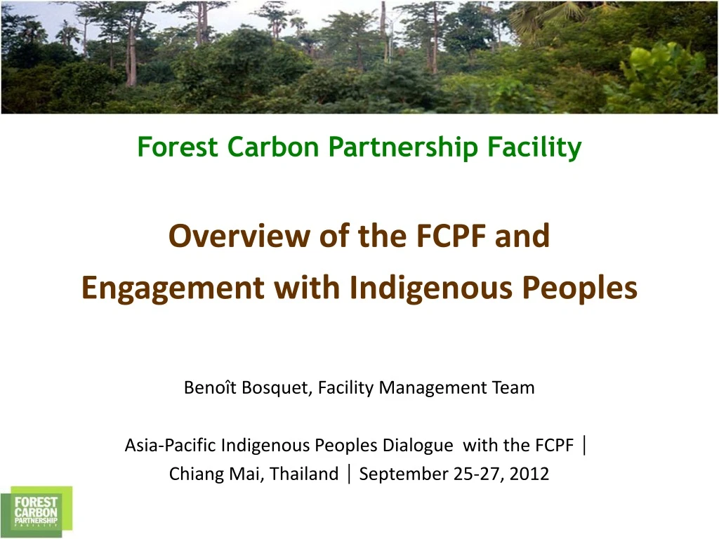 forest carbon partnership facility